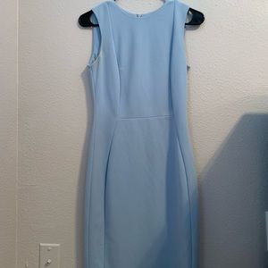 Preloved baby blue Calvin Klein slimming dress